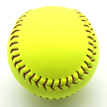 1 шт 12-дюймовый тренировочный мяч для софтбола официального размера и веса без маркировки для бейсбола, софтбола высокого качества и долговечности
