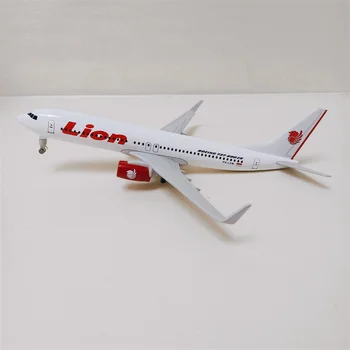 20 см Сплав Металла Air LION Boeing 737-800ER Airlines LION B737 Литая под Давлением Модель Самолета Модель Самолета с Колесами Подарки для самолетов