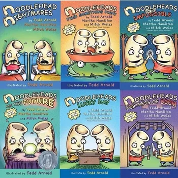 6 Книг/набор серии Noodleheads Оригинальная английская веселая манга, сборник рассказов 
