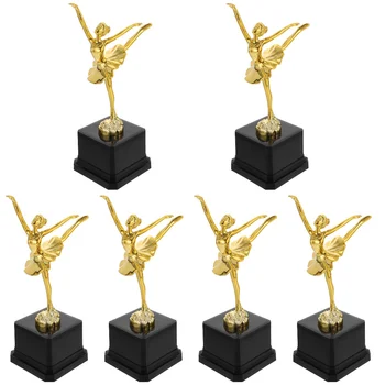 6 шт. кубков для детских наград ballet Dance Gold Trophies Celebrations Gold Award Trophy