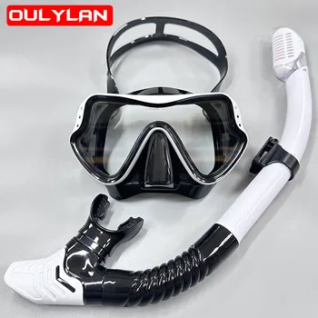 Oulylan Новая Профессиональная маска для подводного плавания и защитные очки для подводного плавания Набор дыхательных трубок для подводного плавания Маска для подводного плавания