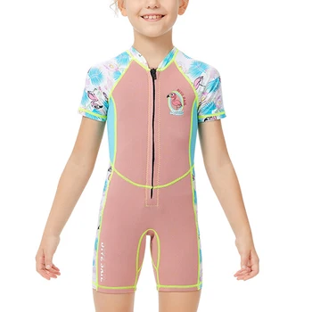 Детский гидрокостюм толщиной 2 мм, гидрокостюмы для всего тела, неопреновый комбинезон для коротышек, костюм для серфинга