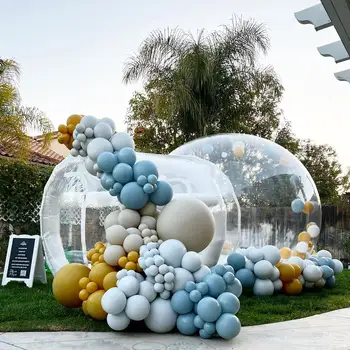 дом с пузырьками, Горячая продажа, Прозрачная надувная палатка для кемпинга, надувной дом с пузырьковым куполом с воздуходувкой для мероприятия на воздушном шаре