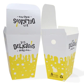 индивидуальный дизайн SENCAI Высококачественная Художественная коробка для картошки фри с логотипом на заказ