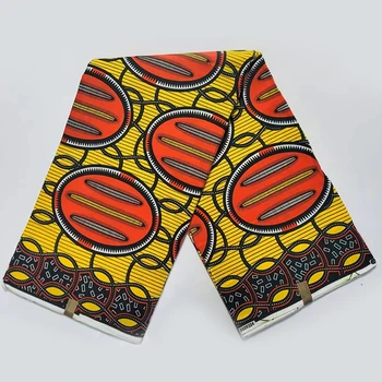 Новейшие африканские ткани, 100% хлопок, африканская восковая ткань с принтом в стиле ретро /одежда 6 ярдов NA-13