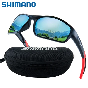 Очки для рыбалки Shimano с защитой от ультрафиолета, мужские и женские солнцезащитные очки, Велосипедные очки для кемпинга, очки для вождения, очки для спорта на открытом воздухе, солнцезащитные очки UV400
