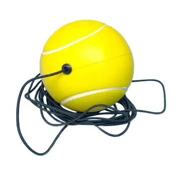 Теннисный мяч-тренажер с веревкой Спортивный инструмент для самостоятельных тренировок в помещении и на открытом воздухе