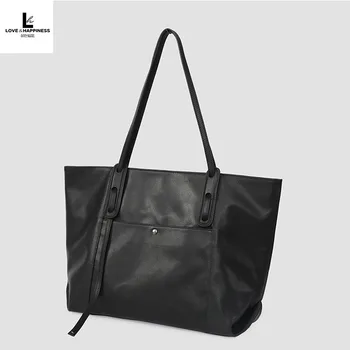 2023 Новая женская сумка из натуральной кожи, универсальная повседневная сумка для пригородных поездок, женская сумка большой вместимости из мягкой воловьей кожи для женщин