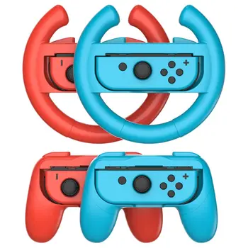 4 в 1 Левая Правая Ручка Гоночного Рулевого Колеса для Игр Nintendo Switch, Подставка Для Руля, Держатель Для OLED-Аксессуаров Switch