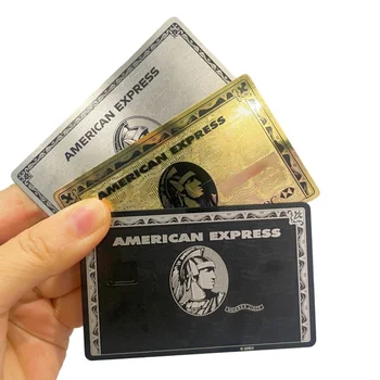 amex bla card металлические поделки слот для чипа hico магнитная полоса индивидуальная металлическая карта amex Поддержка печати личного имени Поддержка pr