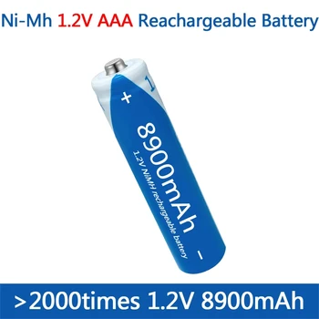 Batería AAA de 1,2 V, pila recargable de alta capacidad, 9900mAh, para juguetes, ratón de control remoto