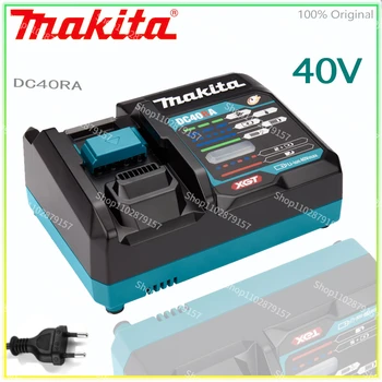 DC40RA 100% Оригинальное Зарядное Устройство Makita 40V Max XGT Rapid Optimum С Цифровым Дисплеем, Зарядное Устройство для Литиевой Батареи 40V с двойным вентилятором