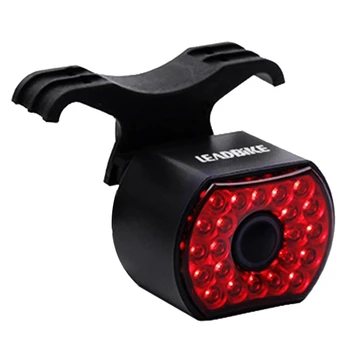 LEADBIKE велосипедный задний фонарь водонепроницаемый смарт-зондирования велосипед хвост свет автоматический старт стоп хвост свет велосипед аксессуары
