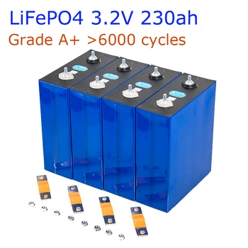 LiFePO4 3.2V 230ah Фирменный Новый DIY 12V 24V 48V Комплект Аккумуляторных Батарей Литий-Ионно-Фосфатный Для Солнечных Панелей Camper