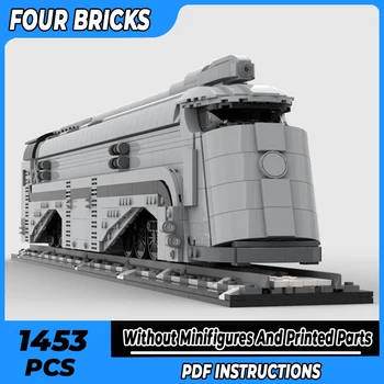 Moc Building Bricks Модель серии поездов Технология Вечного двигателя Модульные блоки Подарки Игрушки для детей Наборы для сборки своими руками