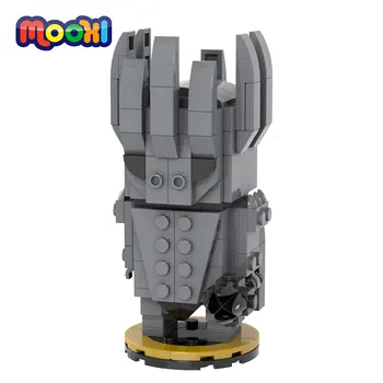 MOOXI Movie Средневековый персонаж-Некромант, Фигурка в сборе, Развивающая игрушка Для детей, Строительный кирпичный блок, подарок MOC1234