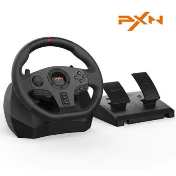 PXN V900 Игровое Рулевое колесо Volante PC Racing Wheel для PS3/PS4/Xbox One/Android TV/Switch/Xbox Series S/X Педали 270 °/900°