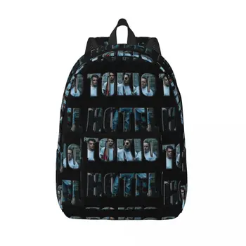 Tokio Hotel Повседневный рюкзак Спортивный школьный Рабочий Рюкзак Немецкой рок-музыки для мужчин и женщин, сумка для ноутбука через плечо