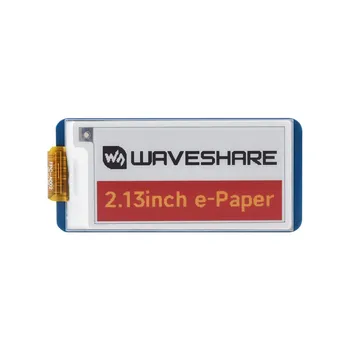 Waveshare 2,13-дюймовая шляпа из электронной бумаги (G), 250x122, красный / желтый / черный / белый, интерфейс SPI