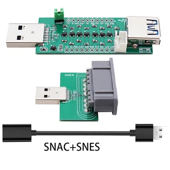 Адаптер USB 3.0 SNAC + SNES для игрового контроллера Mister Комплект запасных частей Conveter для платы De10nano Mister FPGA Mister IO