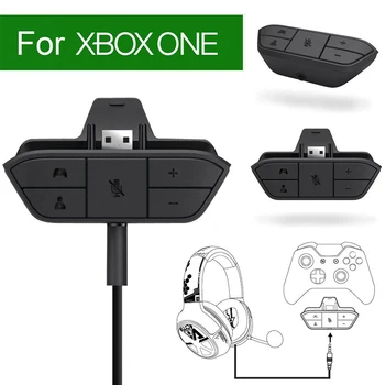 Адаптер для стереогарнитуры Регулировка баланса звука Адаптер для наушников конвертер аудиоразъем 3,5 мм для игрового контроллера Xbox One