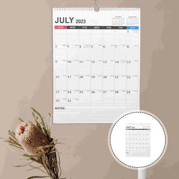 Английский Календарь Ежемесячные Настенные Большие Календари, Висящие Дома на 2023 2024 год на стене на 2023-2024 год В Офисе Календарь