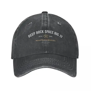 Белая ковбойская шляпа Deep Rock Galactic Space Rig, джентльменская шляпа, шляпа большого размера, мужская милая одежда для гольфа, мужская Женская