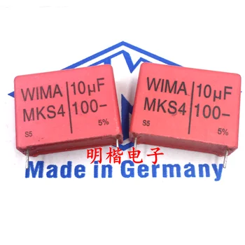 Бесплатная доставка 2шт/5шт WIMA Германия конденсатор MKS4 100V 10UF 100V 106 P = 27,5 мм