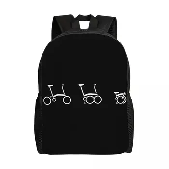 Велосипедный рюкзак Bromptons для мужчин и женщин, сумка для книг для студентов колледжа, подходит для 15-дюймовых сумок для ноутбуков