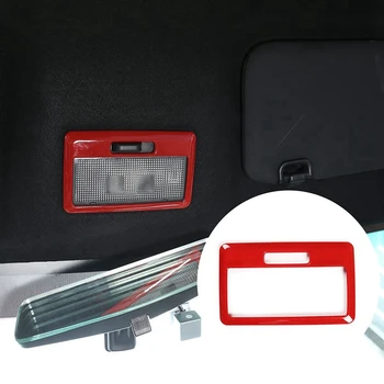 Внутренняя дверная ручка автомобиля, крышка и лампа для чтения на крыше, отделка Красным Пластиковым салоном для Subaru BRZ Toyota 86 2012-2020