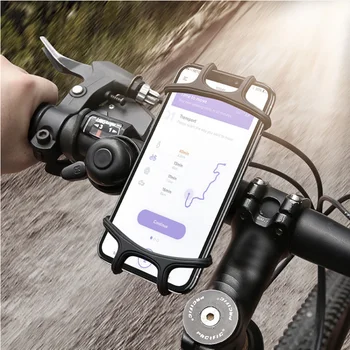 Вращающийся на 360 градусов держатель велосипедного телефона для iPhone, универсальный держатель мобильного телефона, зажим для велосипедного руля, подставка для крепления GPS