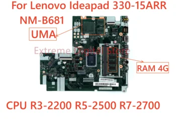 Для Lenovo Ideapad 330-15ARR Материнская плата ноутбука NM-B681 с процессором R3-2200 R5-2500 R7-2700 100% Протестирована, Полностью Работает