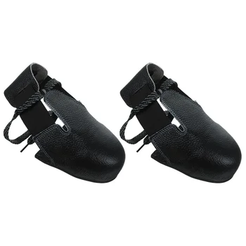 Защитная галоша со стальным носком: без подошвы с регулируемым ремешком, защитные чехлы для обуви, защитный ботинок и протектор для обуви