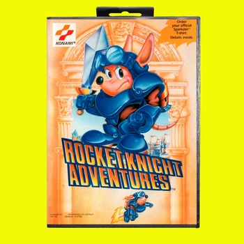 Игровая карта Rocket Knight Adventures 16bit MD для Sega Mega Drive/Genesis в розничной упаковке США