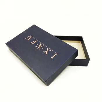 индивидуальный дизайн Горячая распродажа роскошная высококачественная подарочная коробка с черным верхом и основанием на заказ