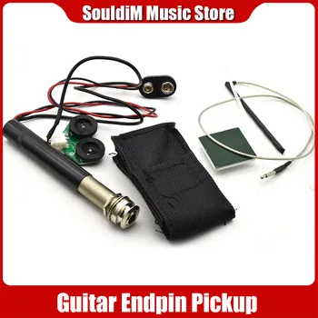 Комплект предусилителя Endpin Jack для акустической гитары, комплект предусилителя Endpin Jack с регулятором громкости