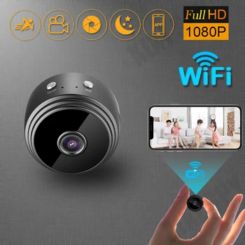 Мини Камара камеры видеонаблюдения WiFi смарт-датчик для контроля видеокамеры, веб-видео главная безопасность беспроводной безопасности