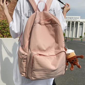 Модная школьная сумка, нейлоновый дорожный ноутбук, водонепроницаемый, классный женский мужской рюкзак для колледжа, школьный ранец для девочек-подростков и мальчиков