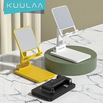 Настольная регулируемая подставка для мобильного телефона KUULAA, универсальная складная подставка под разными углами для планшета iPad iPhone Samsung Smart
