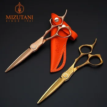 Новые профессиональные парикмахерские ножницы MIZUTANI ACRO-CROSSOVER Samurai в японском стиле с ручкой из красного дерева Royal Star импортного производства 6,0 дюймов