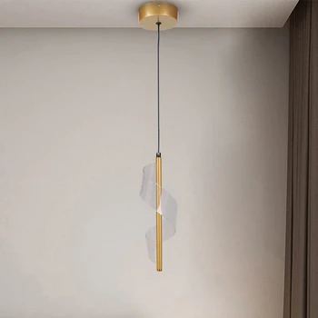 Потолочный светильник для помещений, спиральная лампа Nordic Spiral, Прикроватная подвесная лампа, Трехцветное освещение, теплый белый свет для спальни в помещении