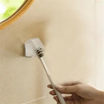 Прозрачная крытая стойка для хранения Электрической зубной щетки, Пыленепроницаемая Бытовая Подвесная рама, Принадлежности для ванной комнаты