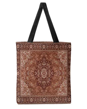 Ретро-текстура, вместительная женская холщовая сумка для покупок, многоразовые эко-сумки для студентов