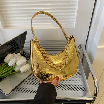 Роскошные брендовые кожаные сумки, сумка на цепочке, Женская офисная сумочка для вечеринок, Элегантные дамские модные сумки-клатчи с бриллиантами, НОВИНКА