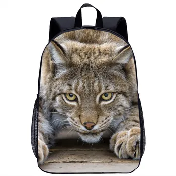 Рюкзак в виде гепарда, детские школьные рюкзаки с животным 3D принтом, подростковая дорожная сумка для ноутбука, 16 дюймов, подарок на школьный сезон для девочек и мальчиков