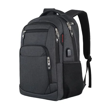 Рюкзак для ноутбука для мужчин, 15,6-дюймовый Многофункциональный рюкзак с USB-портом, деловая сумка, Оксфордский открытый водонепроницаемый рюкзак, сумка для компьютера
