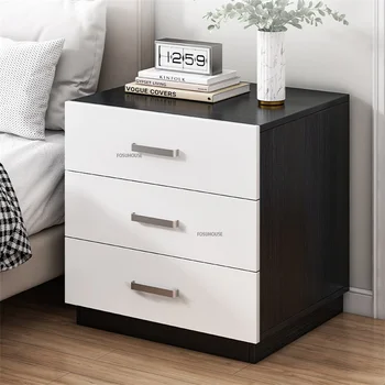 Скандинавский прикроватный столик для мебели спальни Современный минималистичный Деревянный шкаф для хранения дома, квартиры, предметов домашнего обихода Cajonera