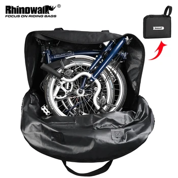 Складная Велосипедная сумка Rhinowalk 14-20-дюймовая Складная Велосипедная сумка для переноски Портативная Сумка для хранения Brompton 3Sixty Аксессуары для велосипедов