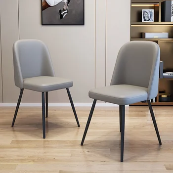 Современный простой бытовой обеденный стул, Легкий Роскошный Итальянский минималистичный стул для отдыха в скандинавском ресторане, стул для макияжа, стул со спинкой.