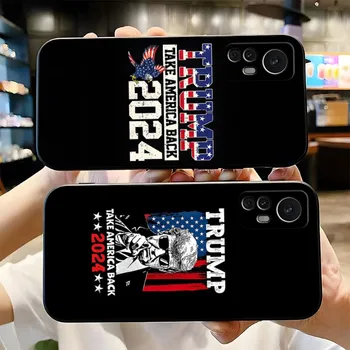 Трамп 2024 Чехол Для Телефона Xiaomi Redmi Poco X3 Pro NFC 9 10 9T 9A 8 8A 10A Note 11 10S 9S 7 11S Plus Задняя Крышка